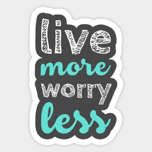 More or Less Sticker